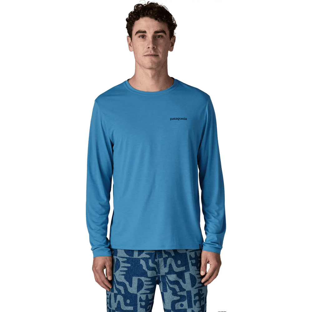 M L/S Cap Cool Daily Shirt - Board Logo Shore Blue - Light Shore Blue X-Dye, view: 0