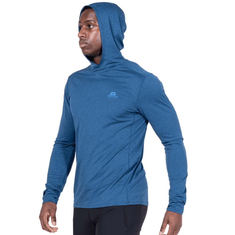 M's Glace Hooded Top Admiral Blue, view: 3