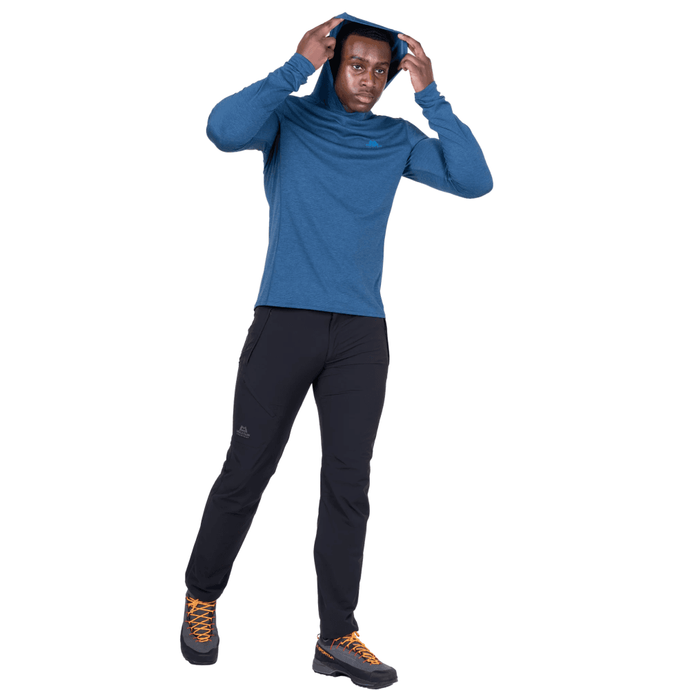 M's Glace Hooded Top Admiral Blue, view: 2