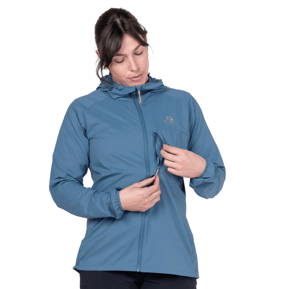 W's Aerofoil Hooded Jacket Stellar Blue, view: 4