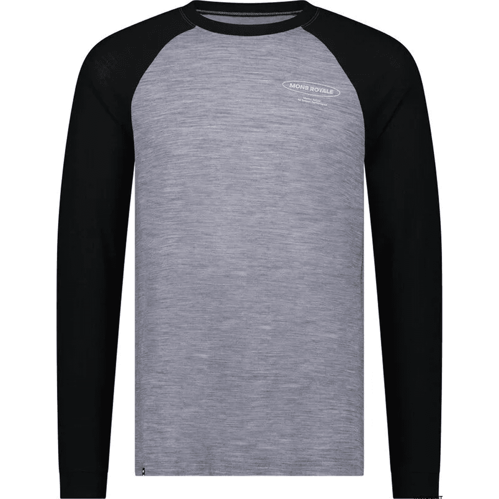 Icon Merino Long Sleeve Grey Heather, view: 0