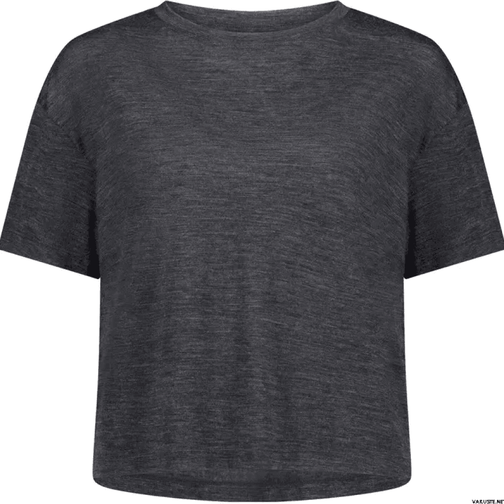 Zephyr Merino Tencel Boxy T-Shirt Smoke, view: 0