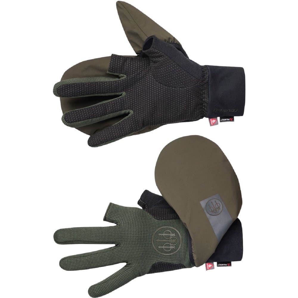 Padded Double Gloves Green Moss, view: 1