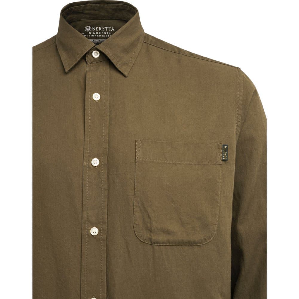 Bryggen Shirt Mud Green, view: 2