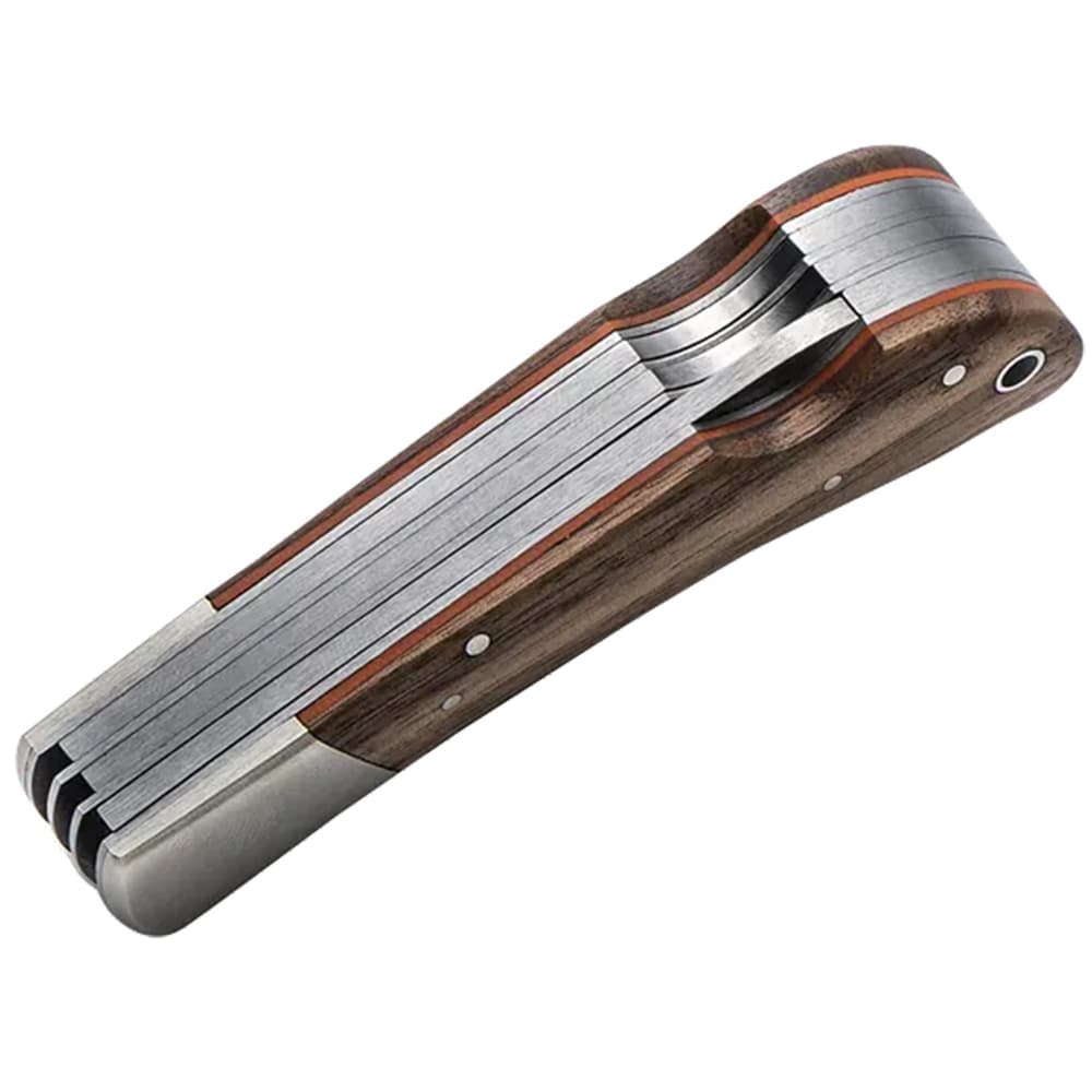 Duiker Three Blade Knife Brown & Orange, view: 3