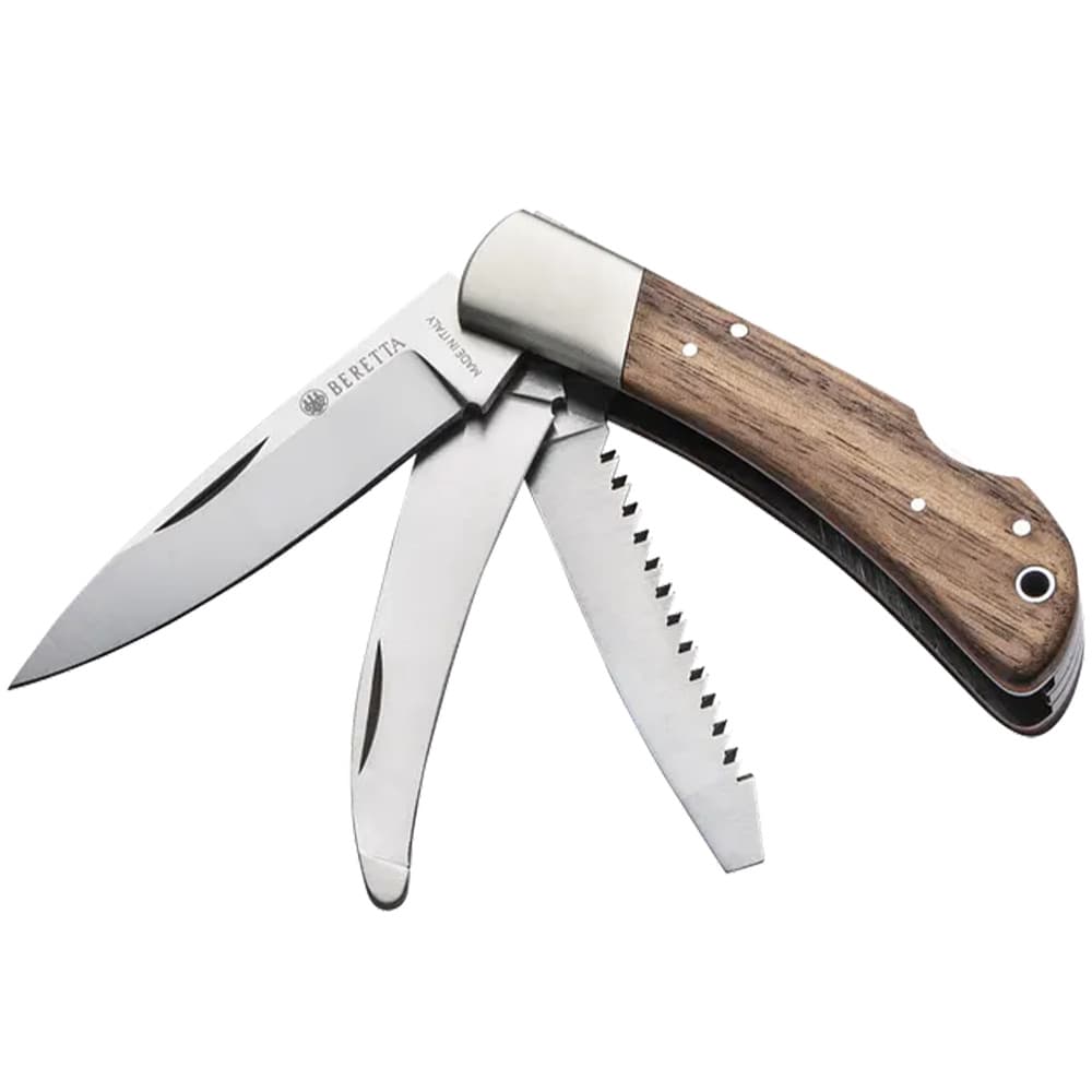Duiker Three Blade Knife Brown & Orange, view: 0