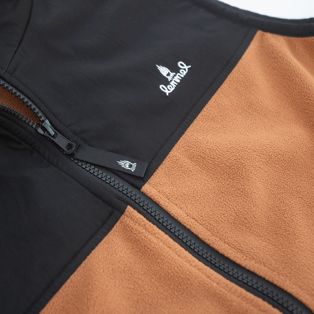 Fleece Vest "Murto" Burnt Orange, view: 1