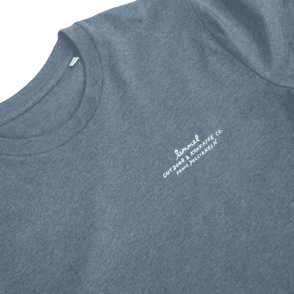 T-Shirt "Lemmel Outdoor Co." Dark Hthr Blue, view: 2
