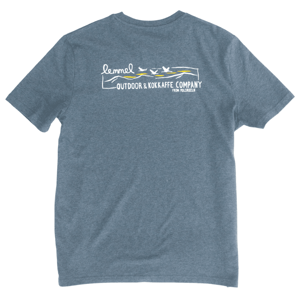 T-Shirt "Lemmel Outdoor Co." Dark Hthr Blue, view: 1
