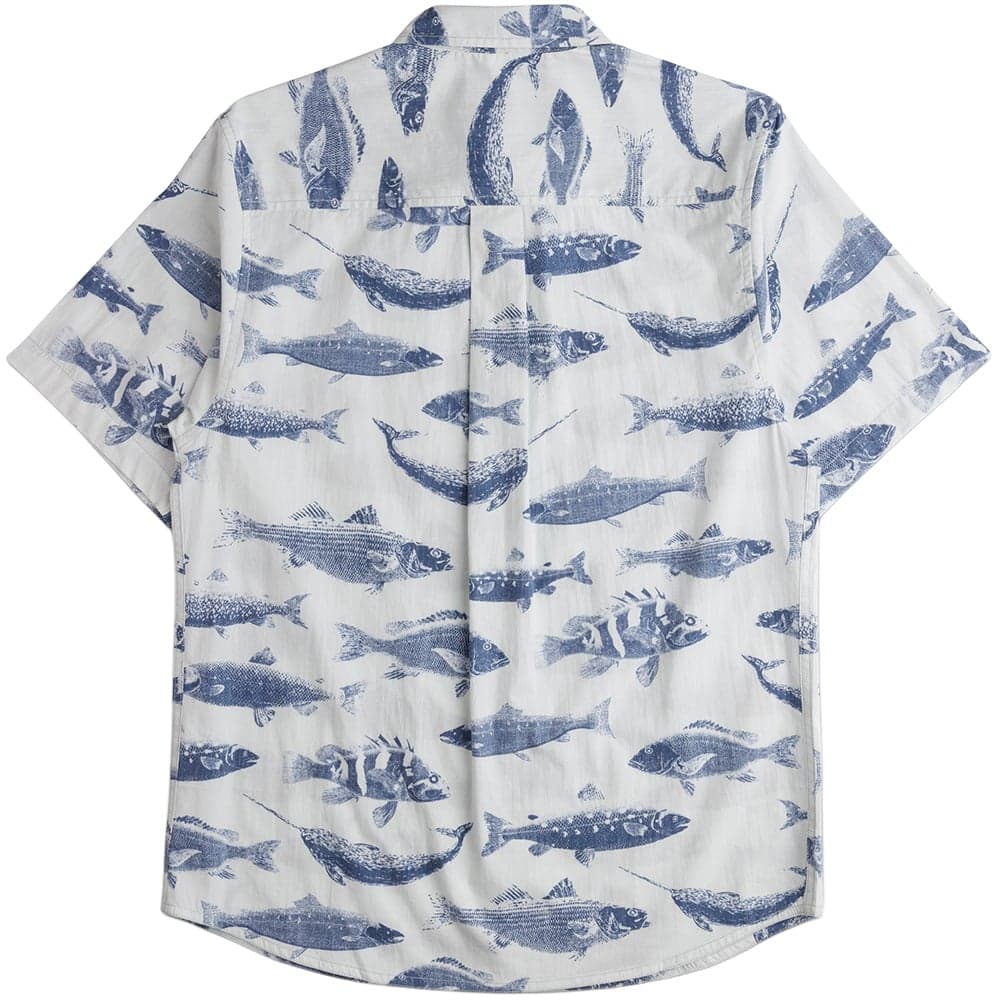 M's Topspot Short Sleeve Shirt Big Blue Fish, view: 1