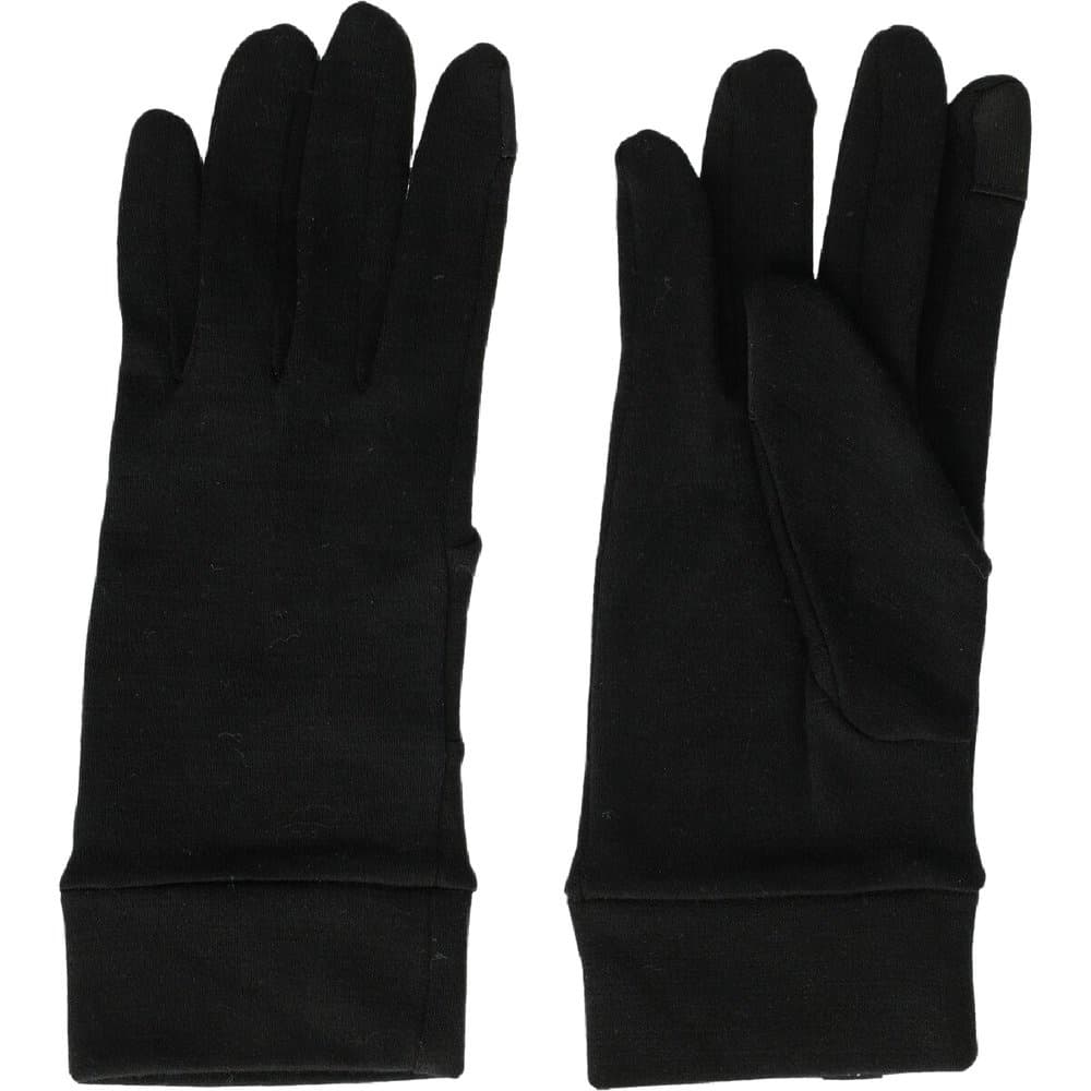 Unisex Ume Wool Liner Gloves Black, view: 0