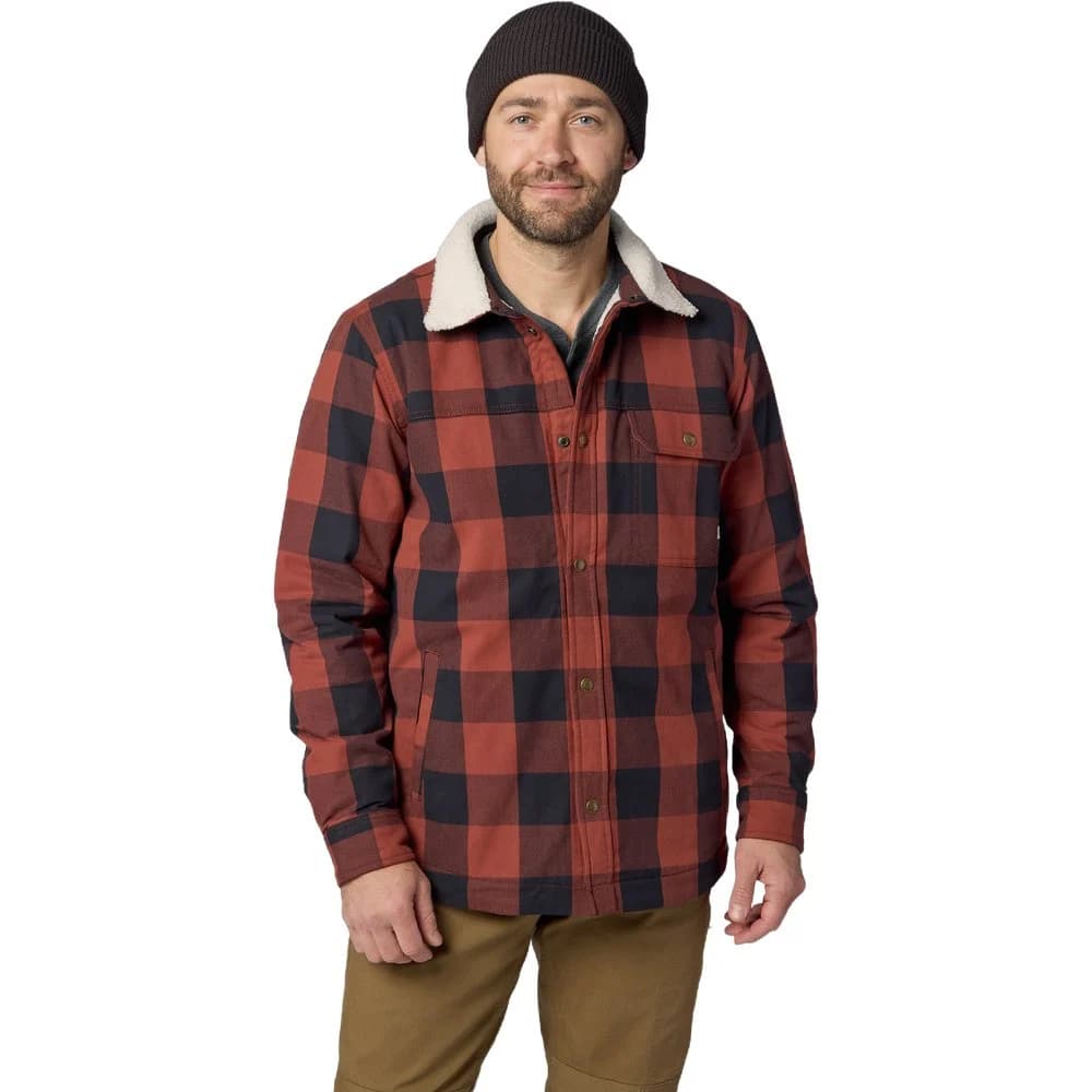 Hidden Peaks Shirt Jacket Pecan Buffalo Plaid, view: 2