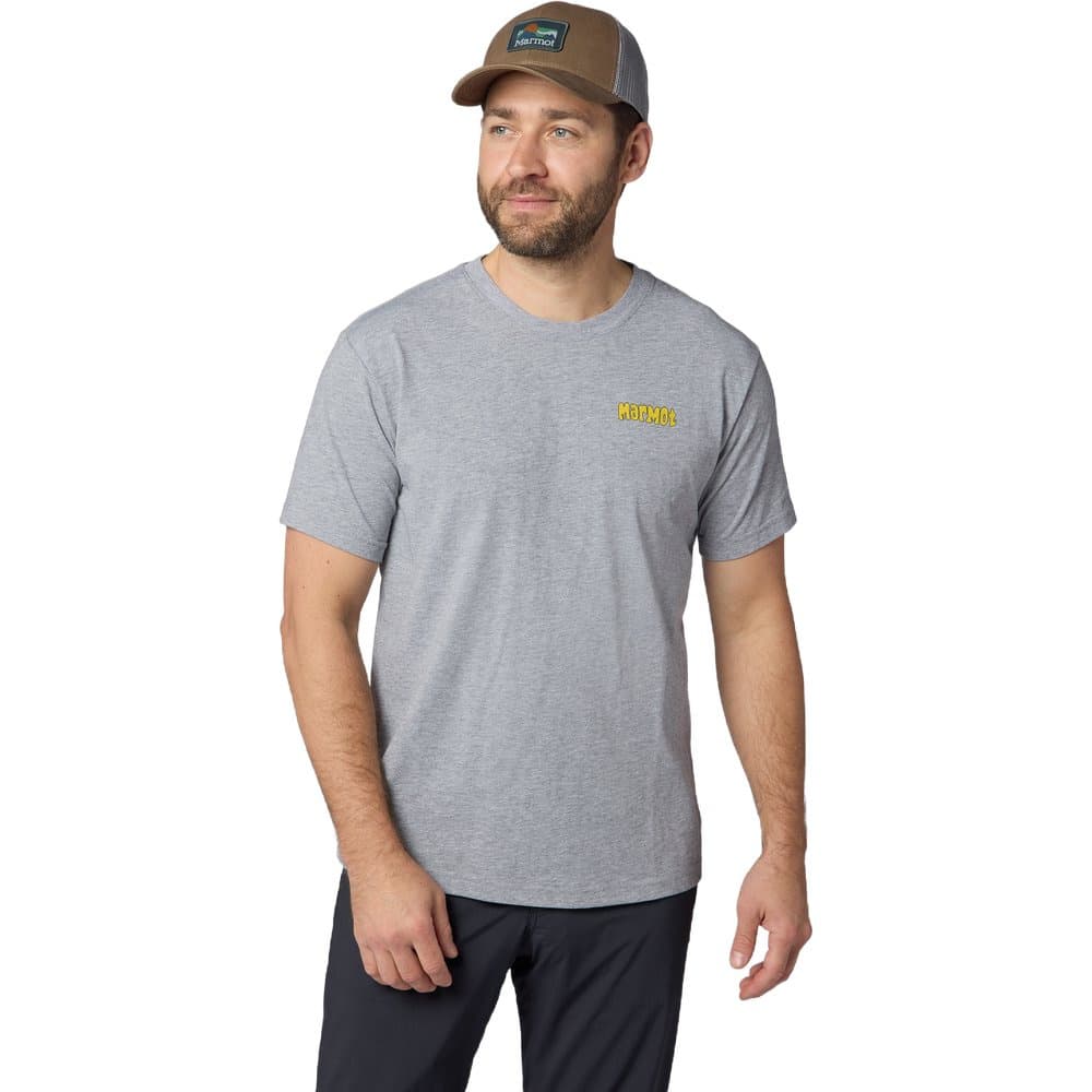 Marty Goggles Tee Ss Grey Heather, view: 2