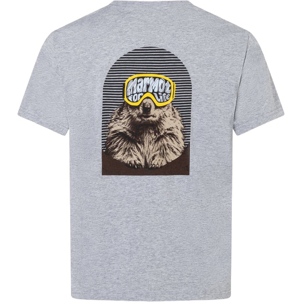 Marty Goggles Tee Ss Grey Heather, view: 1