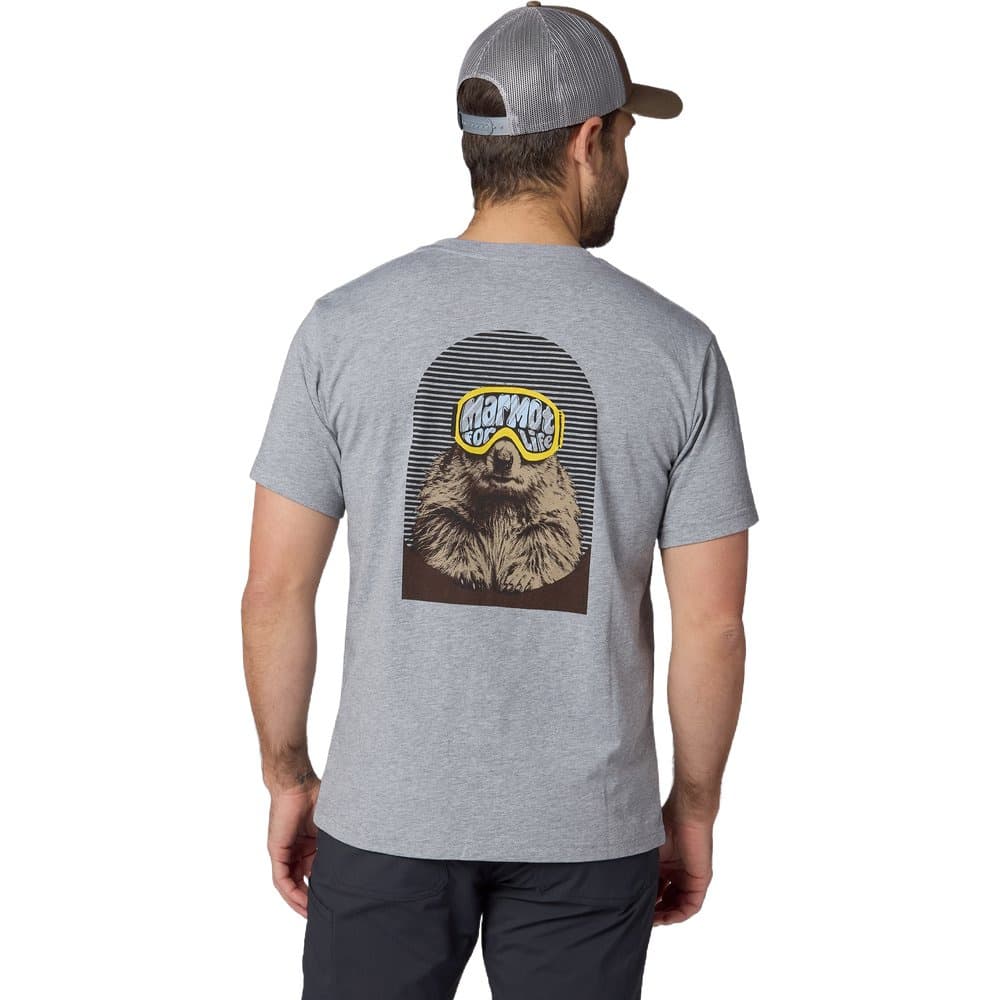Marty Goggles Tee Ss Grey Heather, view: 3