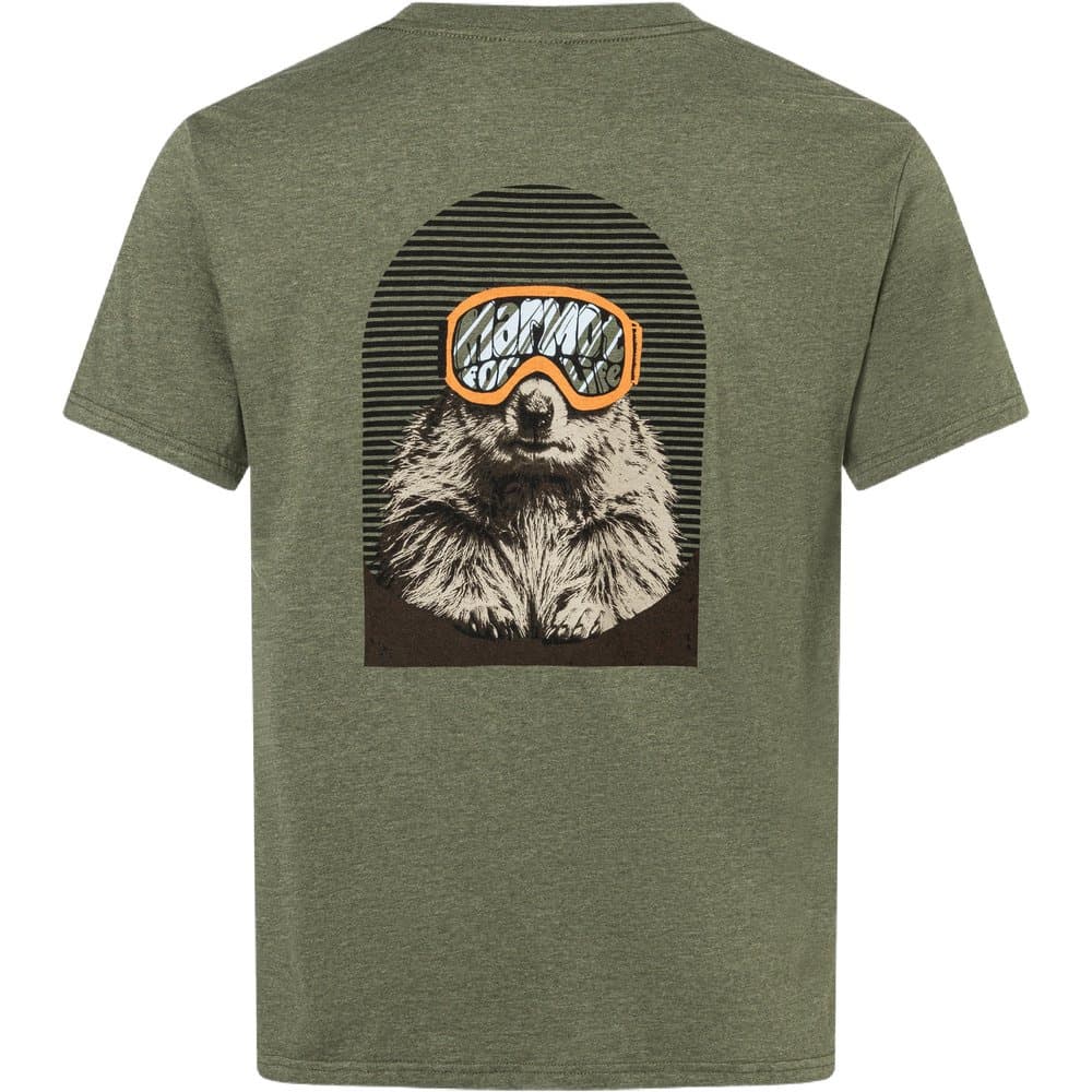 Marty Goggles Tee Ss Surplus Green Heather, view: 1