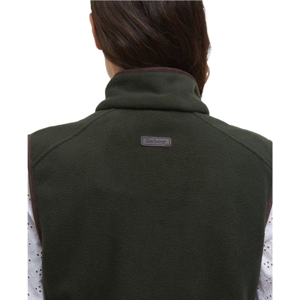 Country Colton Fleece Gilet Sage, view: 7
