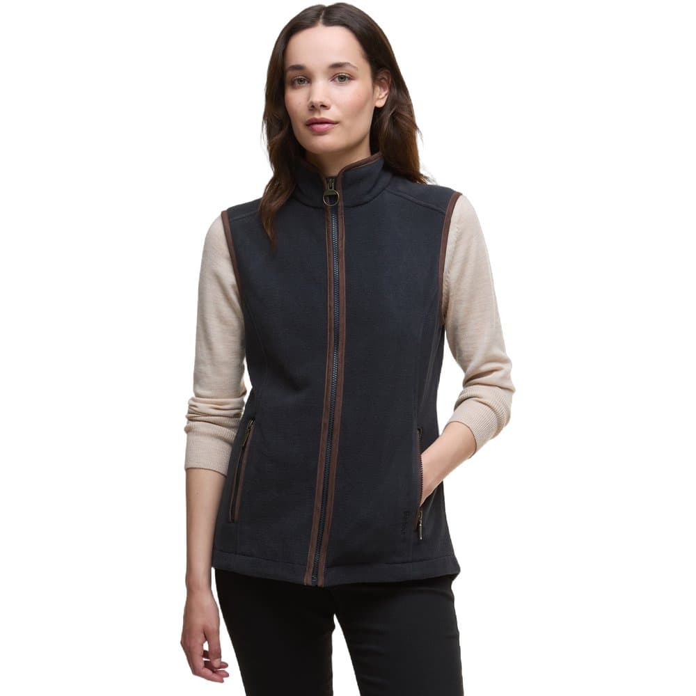 Country Colton Fleece Gilet Navy, view: 2