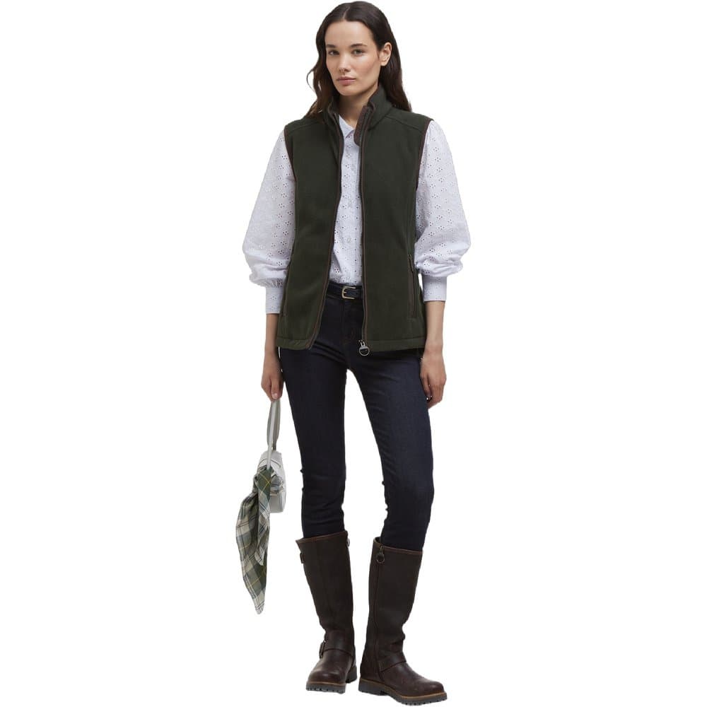 Country Colton Fleece Gilet Sage, view: 1