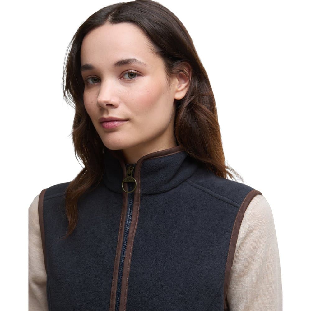 Country Colton Fleece Gilet Navy, view: 4