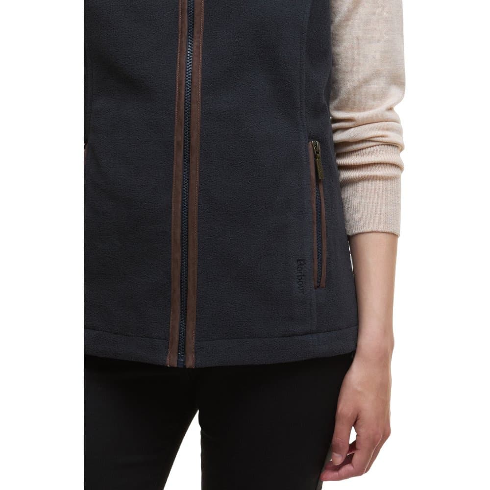 Country Colton Fleece Gilet Navy, view: 5
