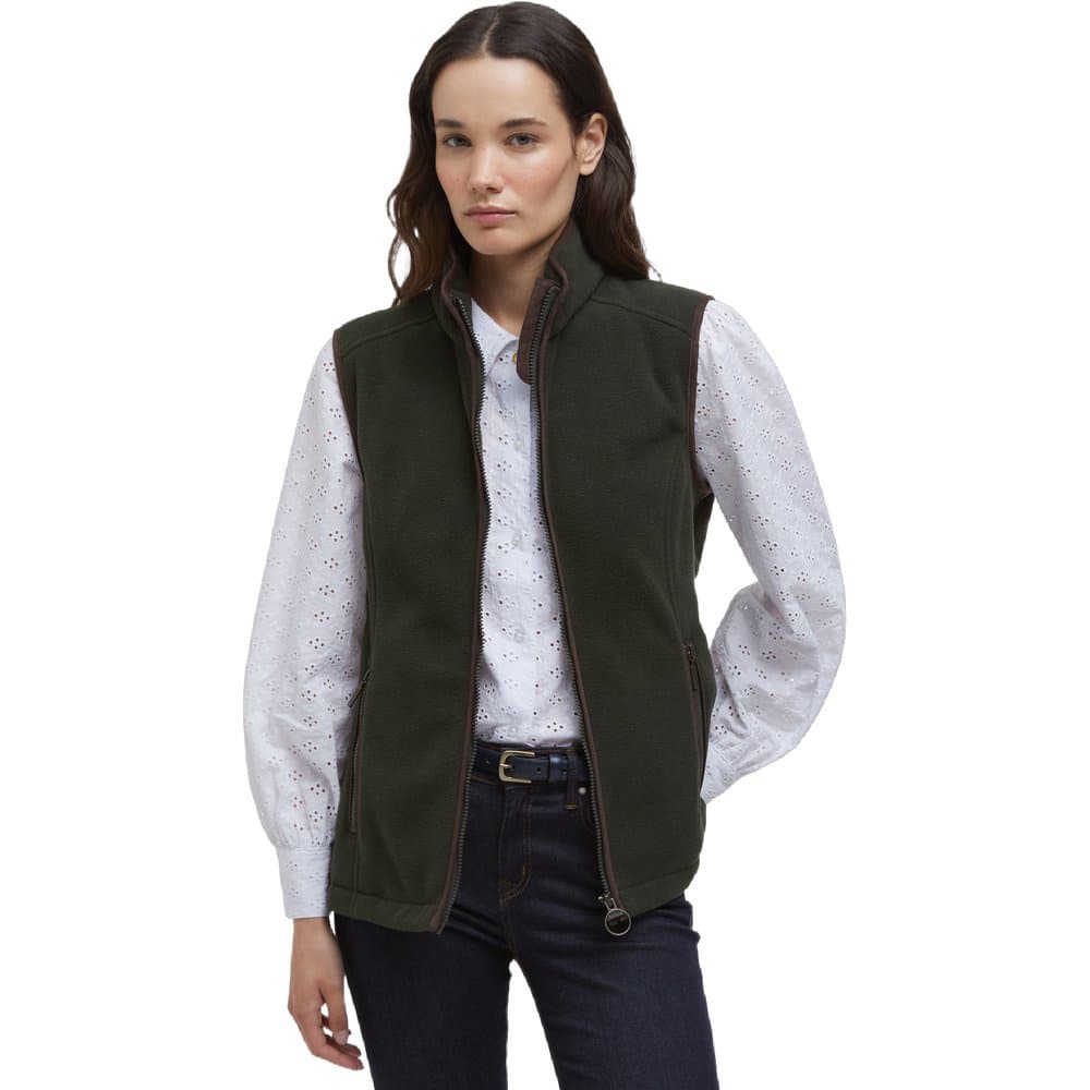 Country Colton Fleece Gilet Sage, view: 2