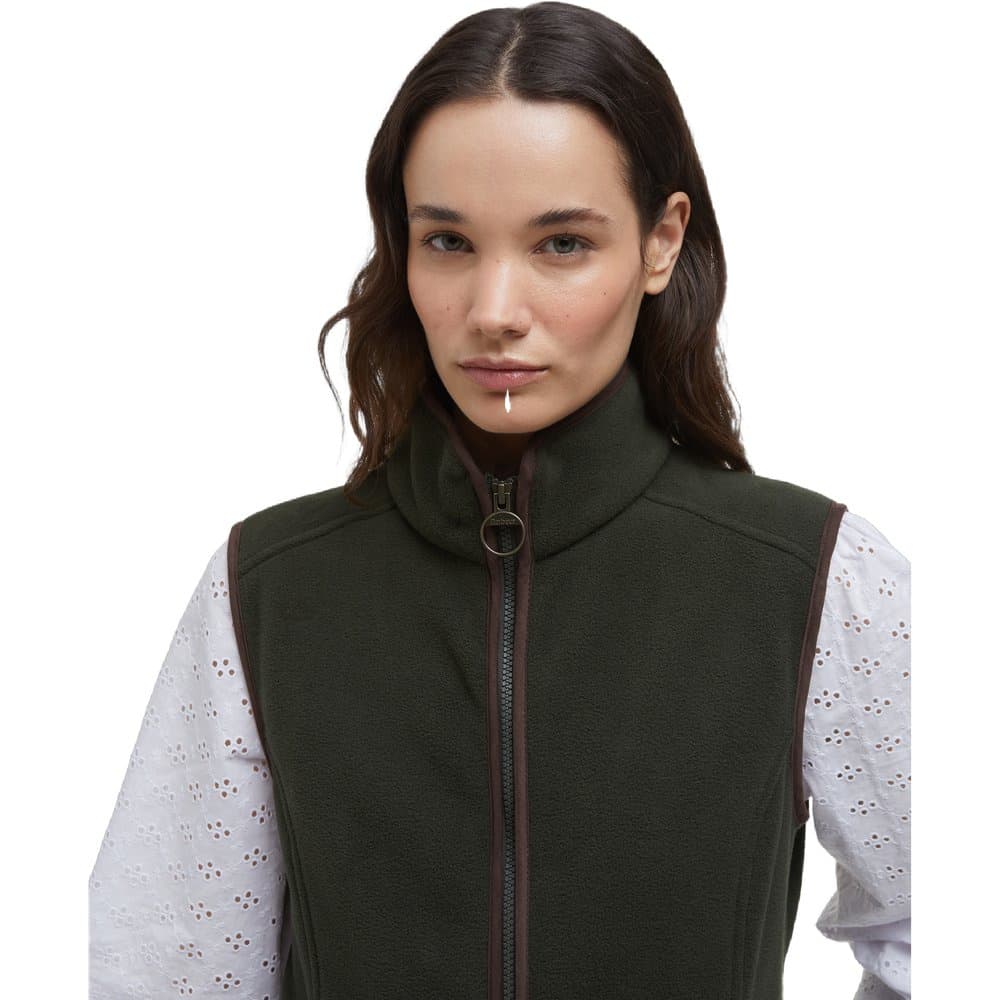 Country Colton Fleece Gilet Sage, view: 4