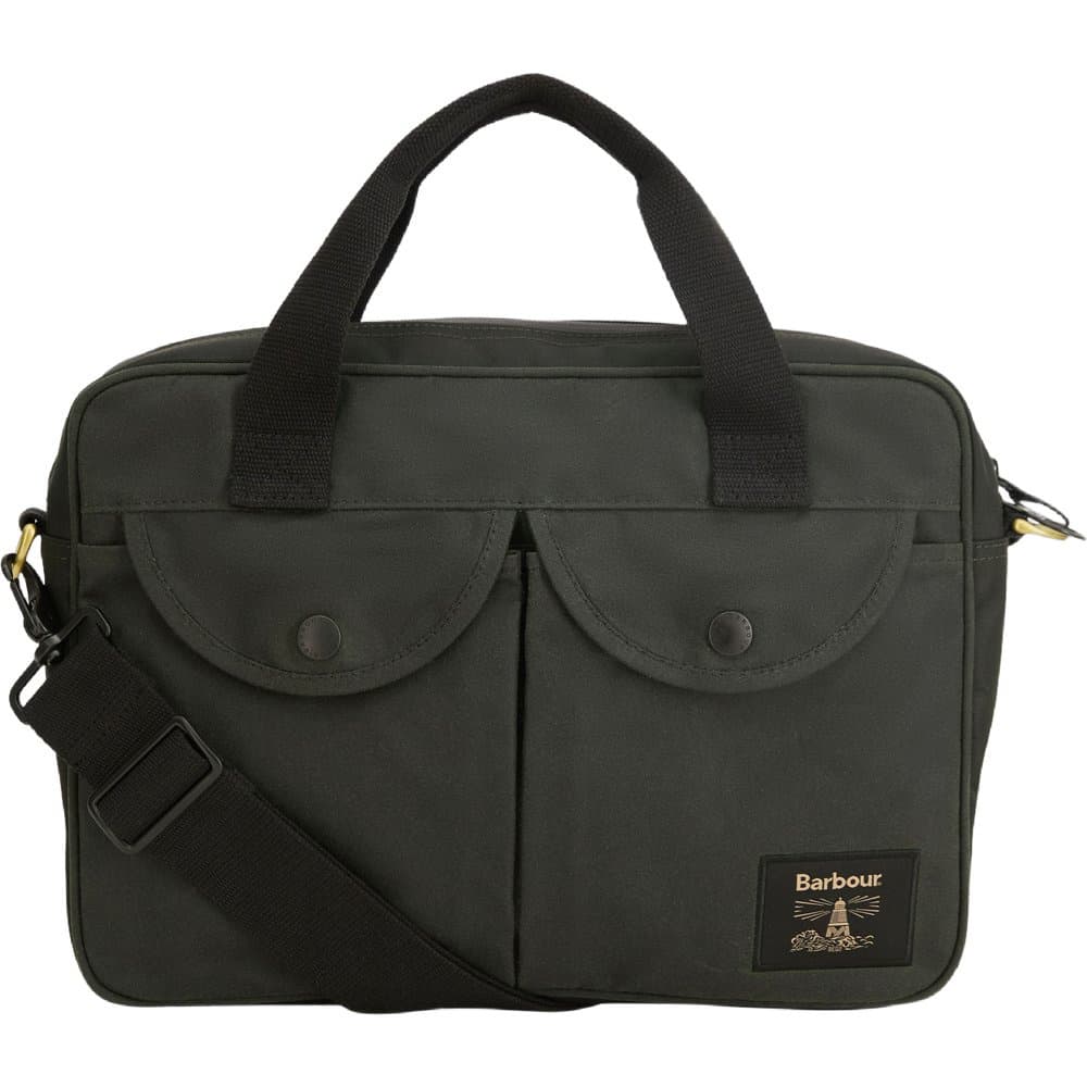 Field Waxed Laptop Bag Sage, view: 0