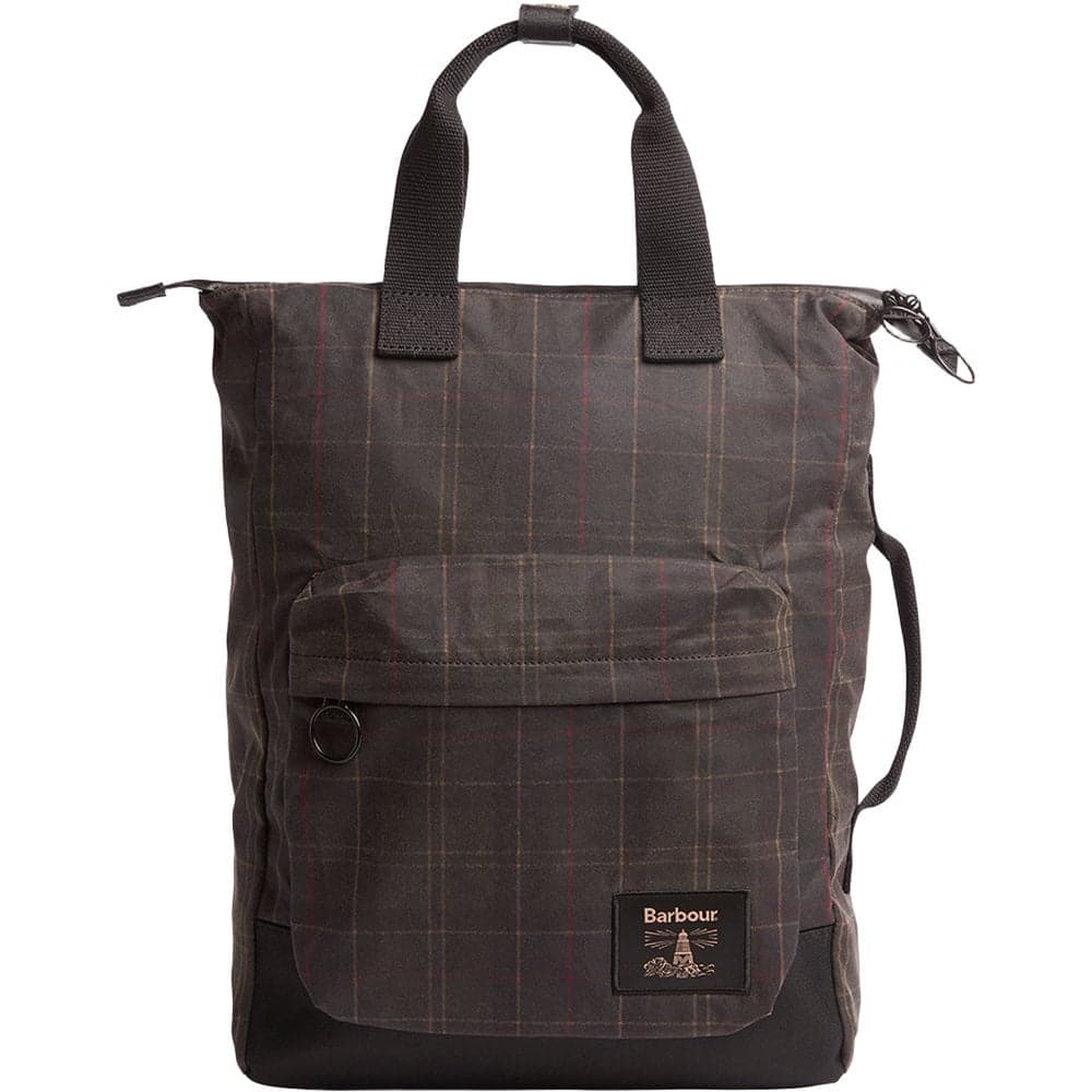 Field Tartan Wax Backpack Dark Classic Tartan, view: 0