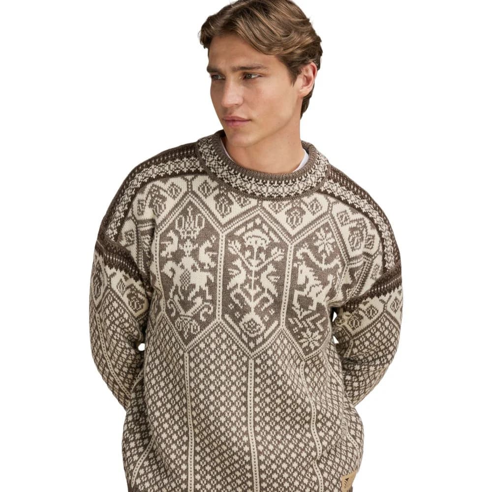 1994 Masc Sweater Nutmeg Nat.White Coffee, view: 1