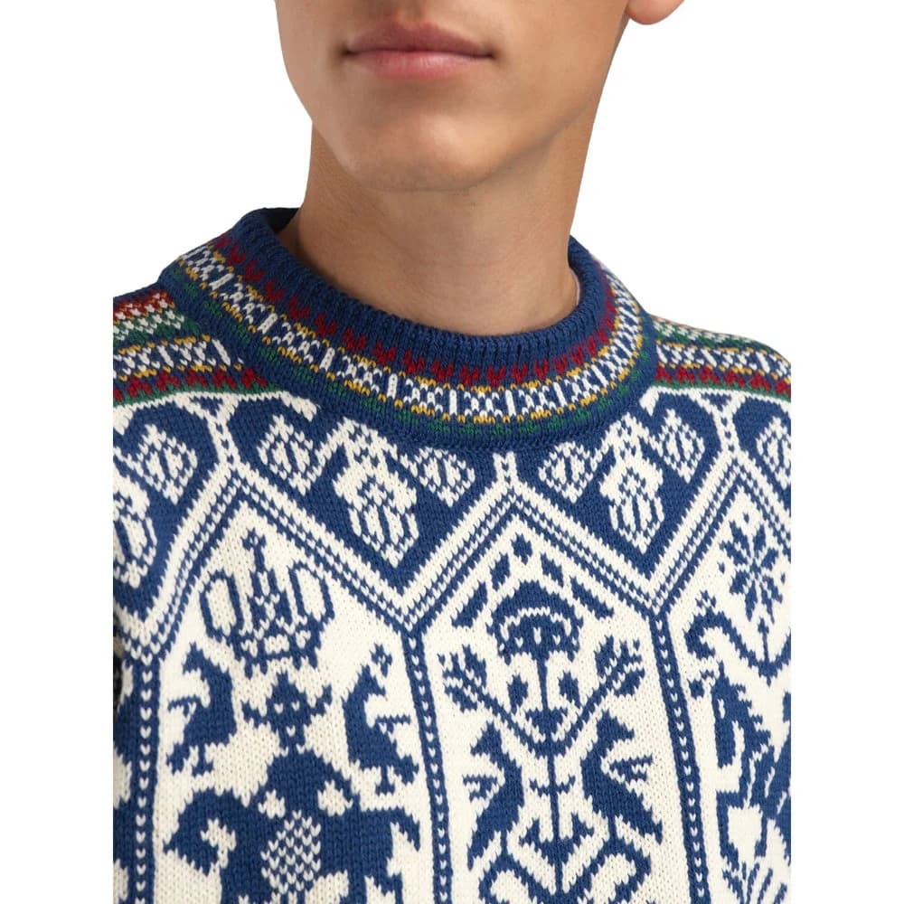 1994 Masc Sweater Indigo Mustard Bottlegreen, view: 4