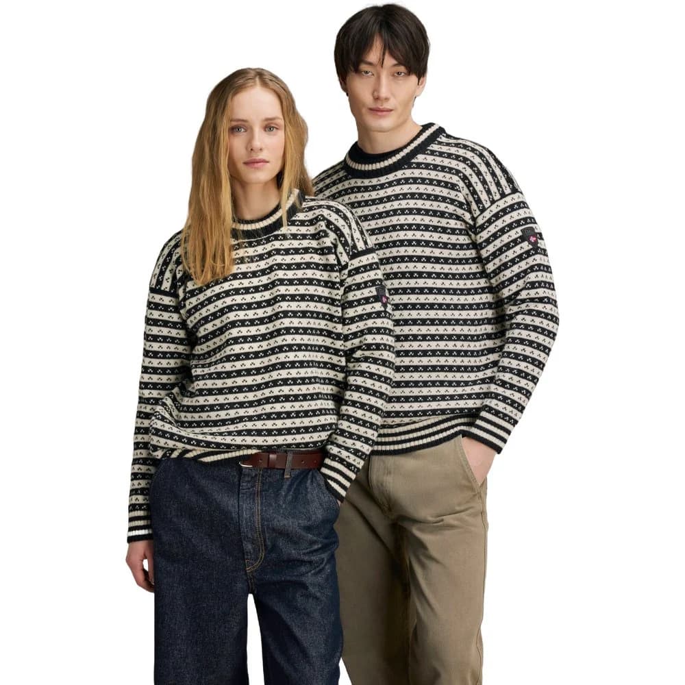 Skipsleia Unisex Sweater Black Offwhite, view: 3