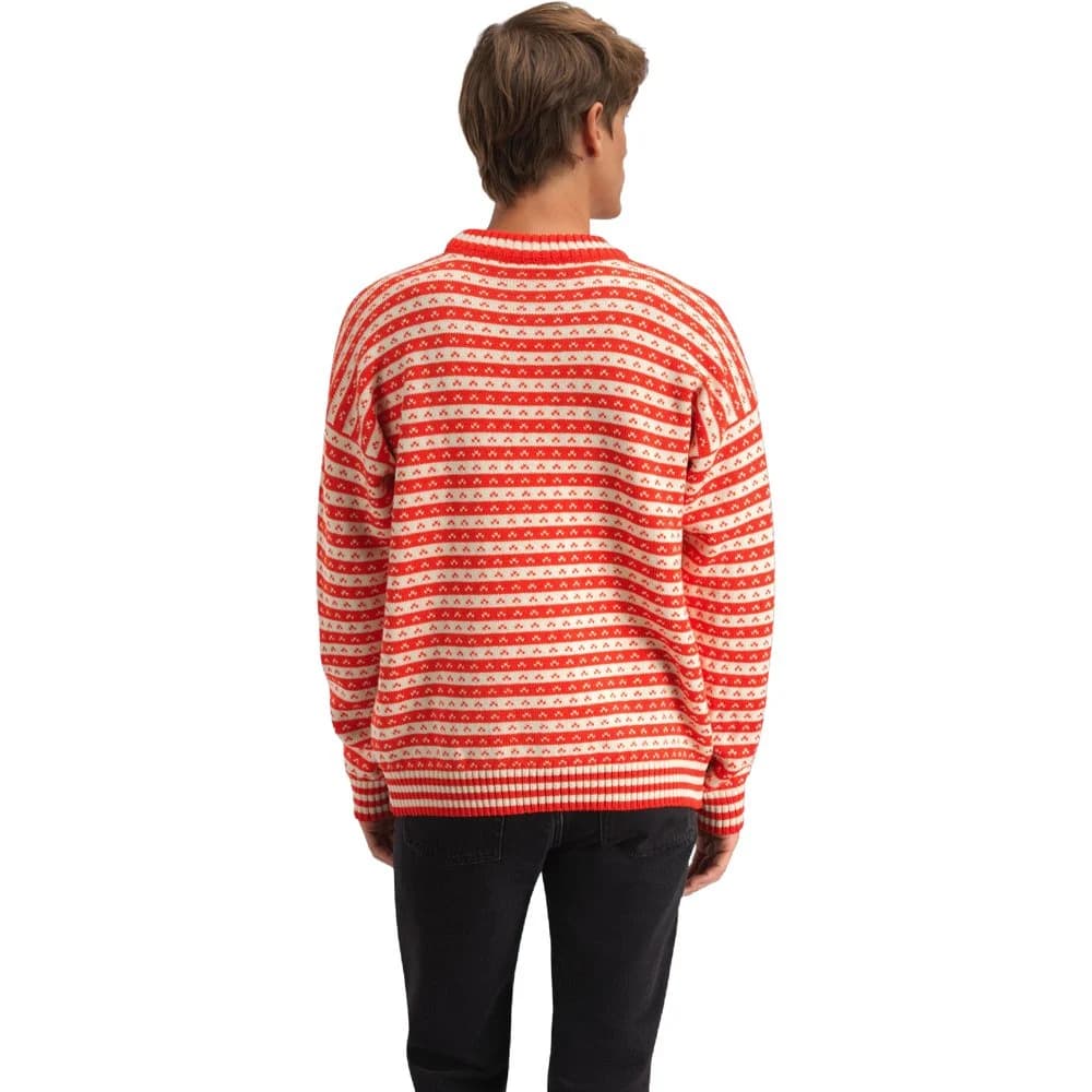 Skipsleia Unisex Sweater Roth Red Natural White, view: 3