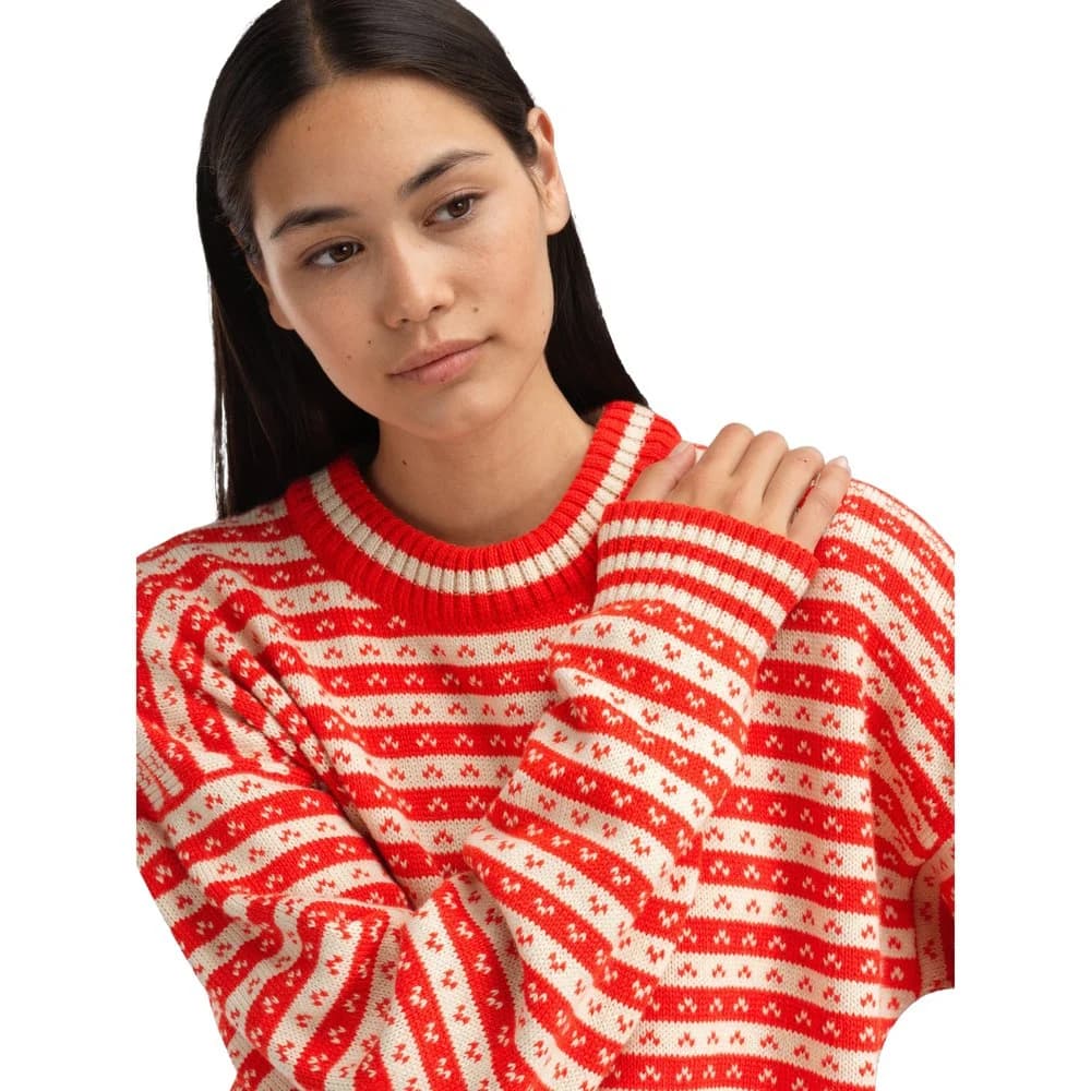 Skipsleia Unisex Sweater Roth Red Natural White, view: 4