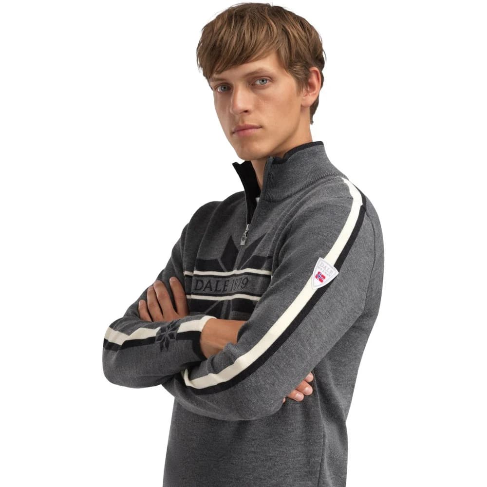 Nale Masc. Sweater Smoke Dark Charcoal, view: 3