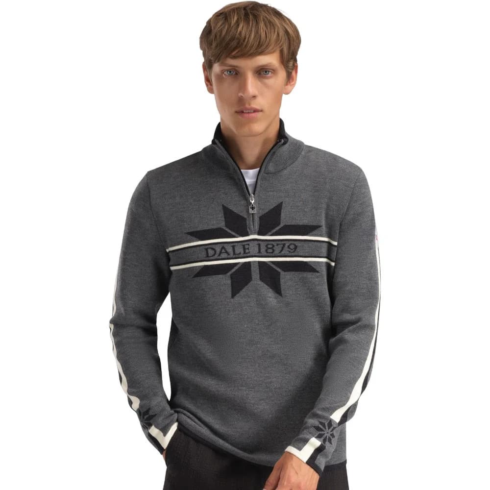 Nale Masc. Sweater Smoke Dark Charcoal, view: 1