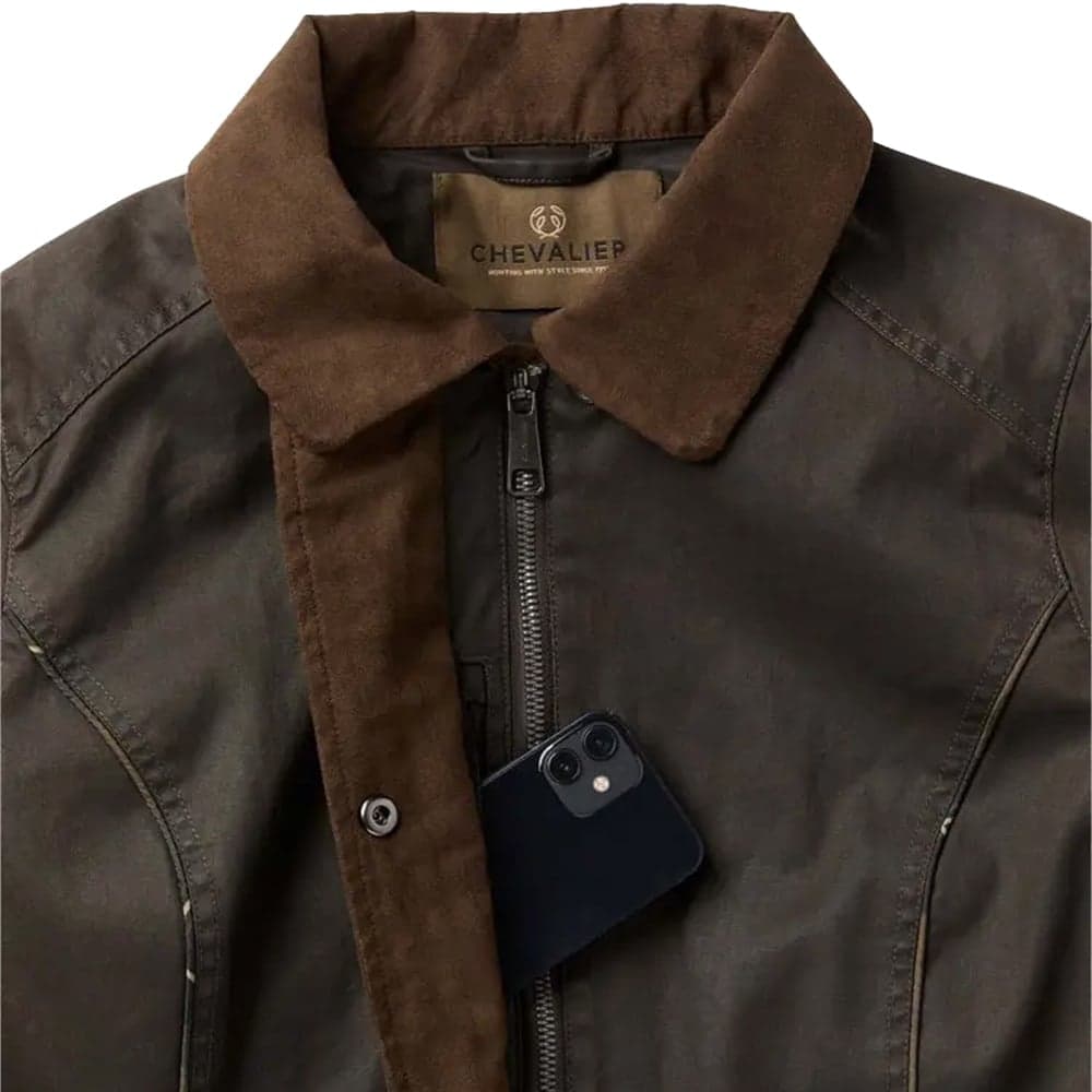 Vintage Original Jacket Women Leather Brown, view: 3