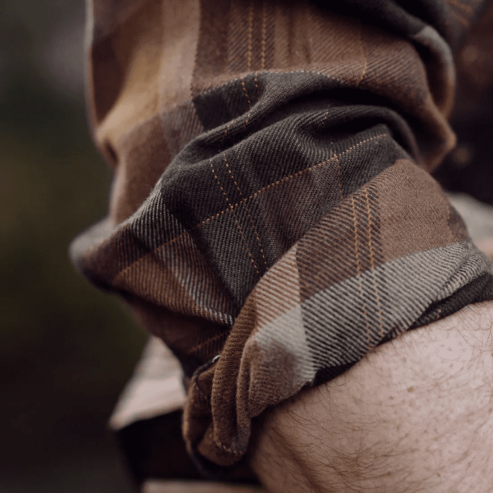 Asmund Långärmad Skjorta Rust Brown Check, view: 3