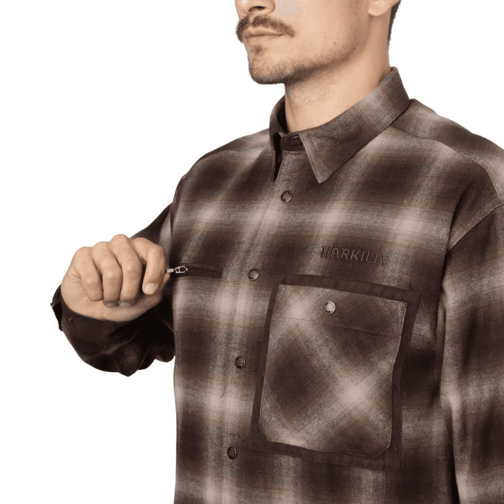 Folke Shirt Jacka Burgundy, view: 4