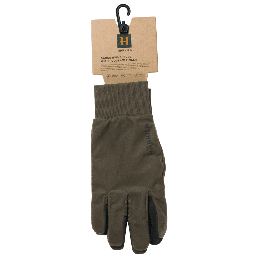 Garor Hws Handskar Med Vikbart Finger Hunting Green, view: 1