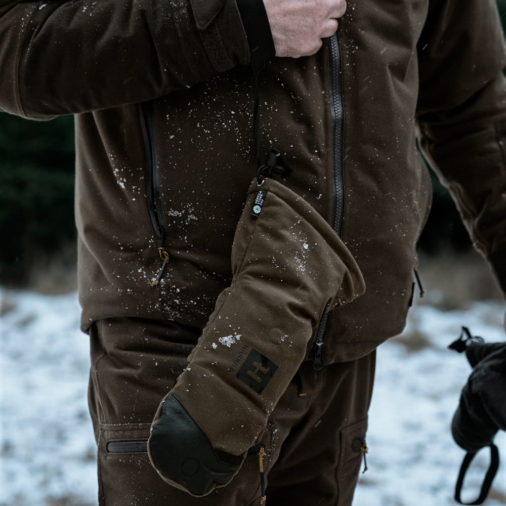 Heat Hsp Tumvantar Med Vikbar Fingerhuv Hunting Green, view: 6