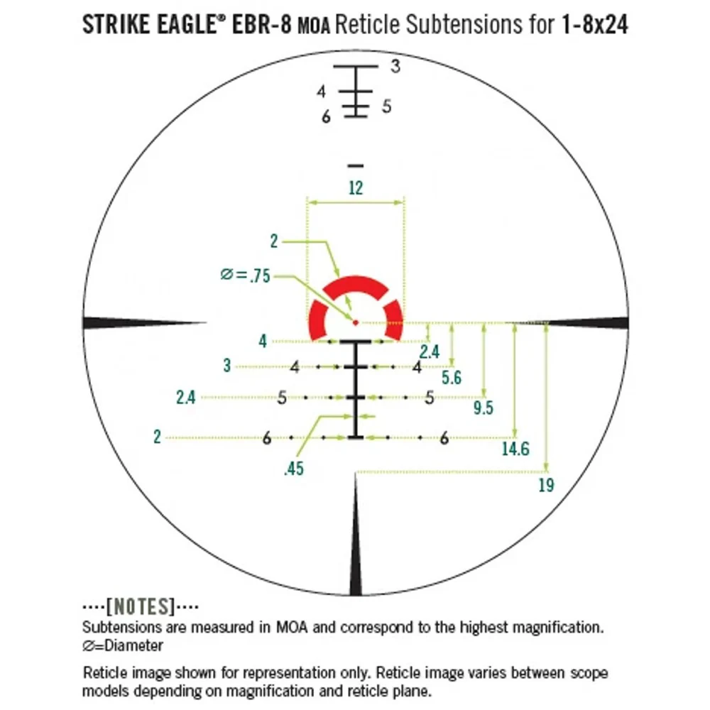 Strike Eagle 1-8X24 Ffp Riktm Ebr-8 (Moa) Belyst, view: 6