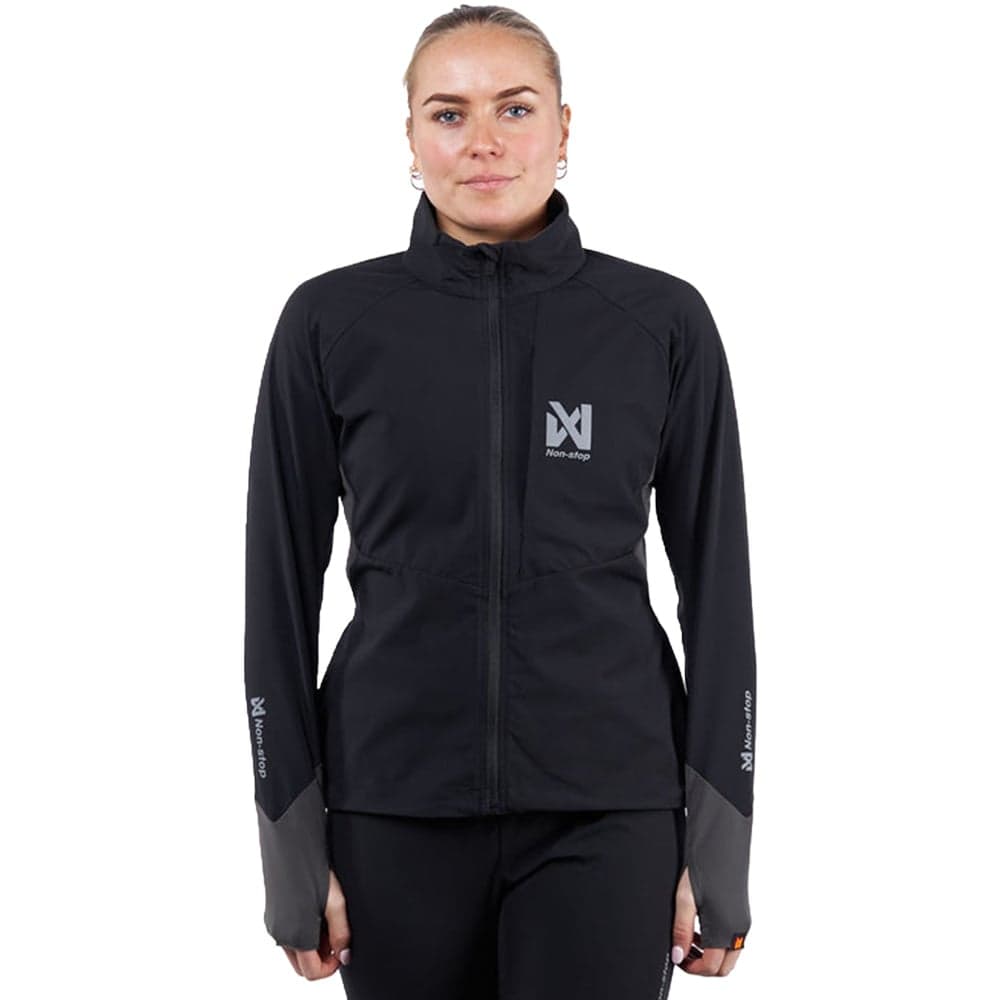 W's Canix Warm-Up Jacket Black/Orange, view: 0