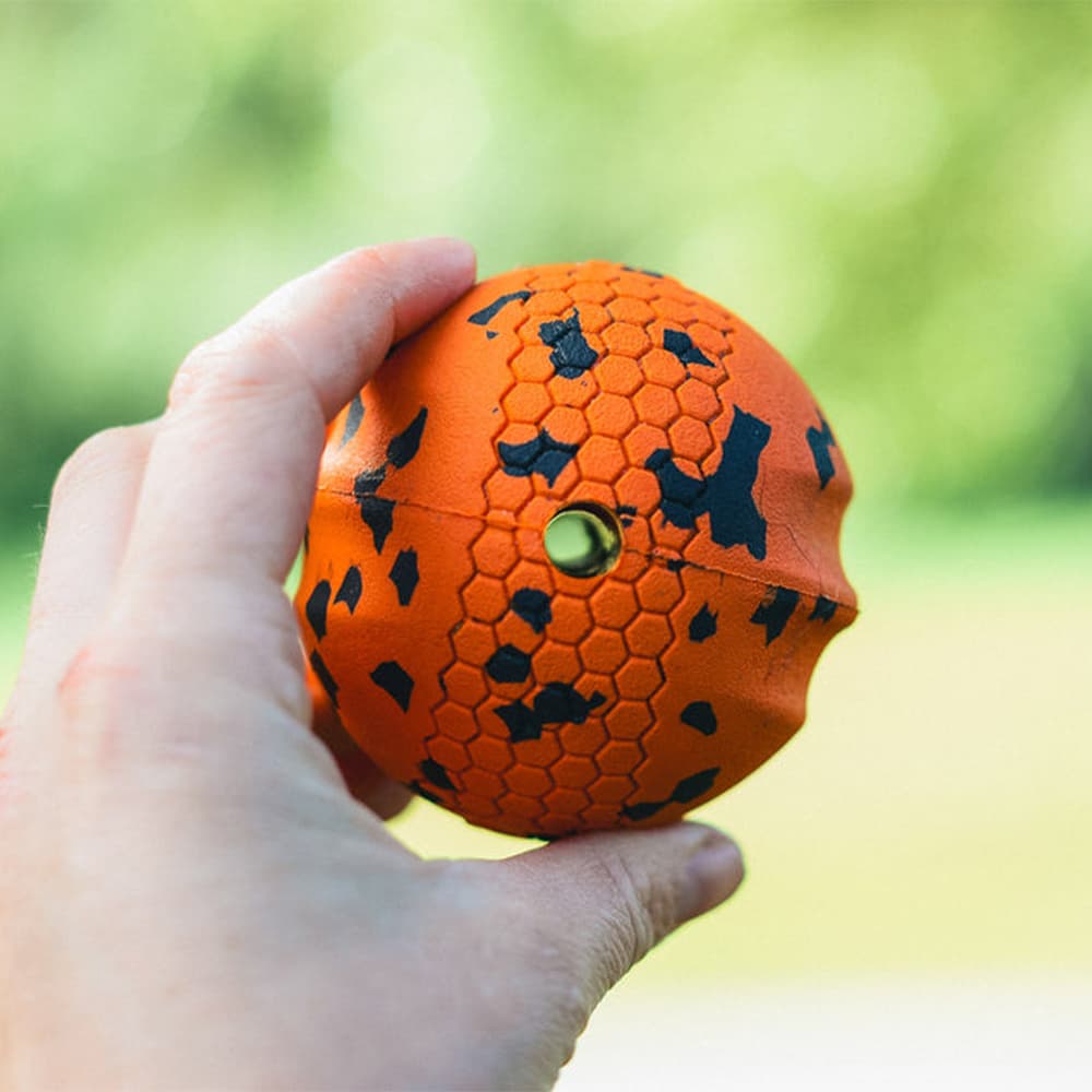 Dog Ball 70X70Mm Orange/Black, view: 1