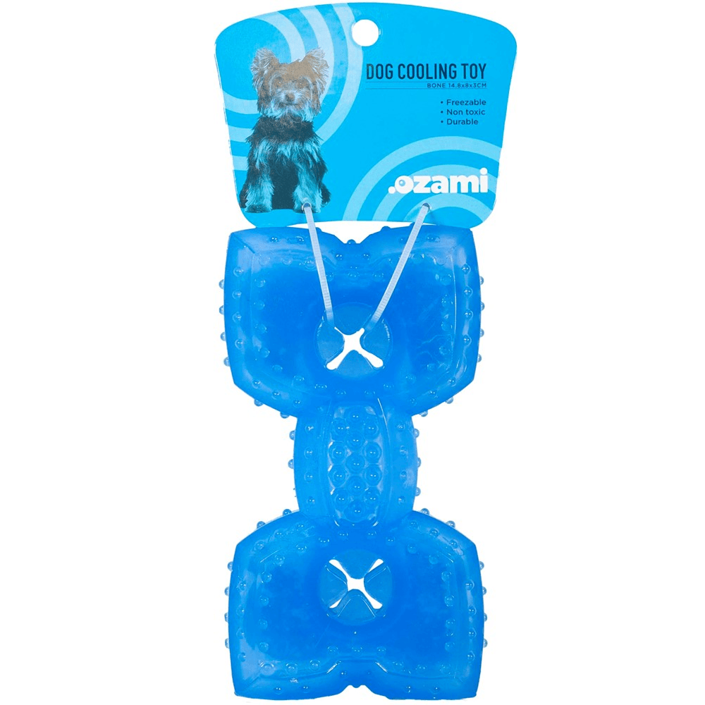 Cooling Dog Toy Bone 14.8X8X3Cm Blue, view: 1