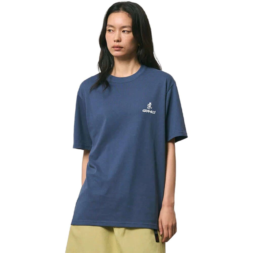 One Point Logo Tee Dusky Blue, view: 2