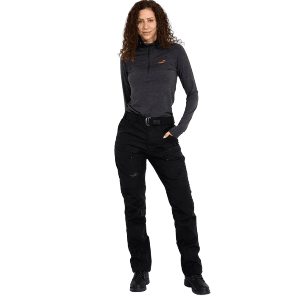 W's Active Stretch Pants Anthracite, view: 2
