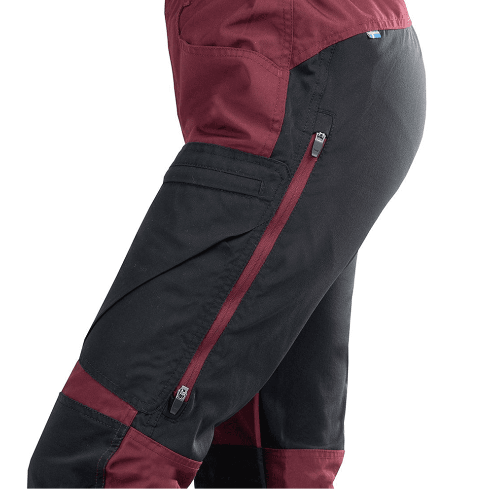 W's Active Stretch Pants Burgundy, view: 3