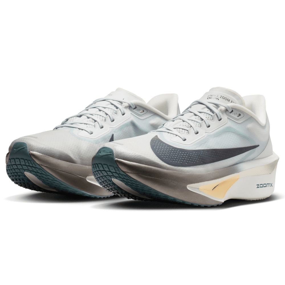 M's Zoom Fly 6 Road Racing Shoes Pure Platinum/Dark Obsidian-Grey Fog, view: 1