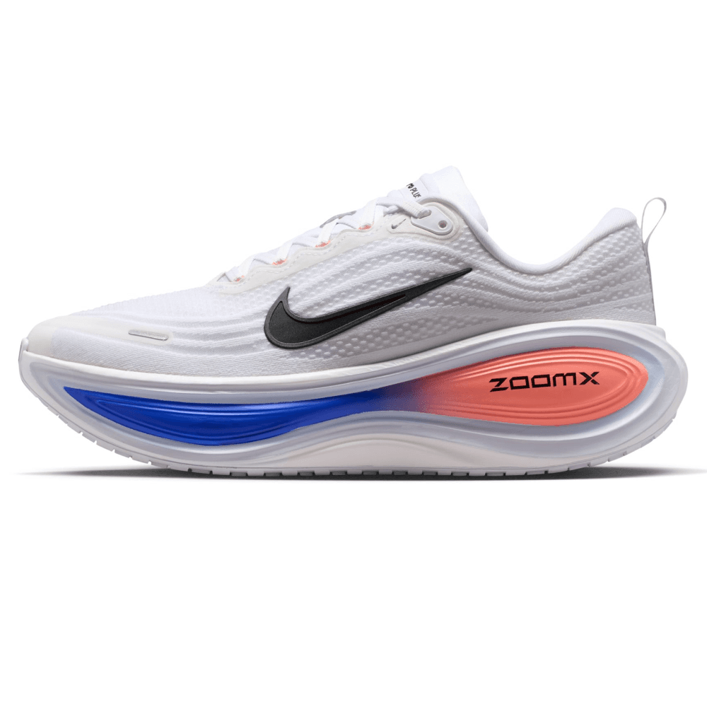 M's Vomero Plus Road Running Shoes White/Black-Atomic Pink-Racer Blue, view: 2